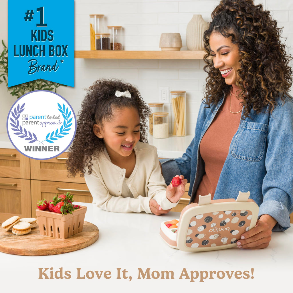 Bentgo Kids Prints Leak-Proof, 5-Compartment Bento-Style Kids Lunch Box - Ideal Portion Sizes for Ages 3-7, Durable, Drop-Proof, Dishwasher Safe, & PFAS & BPA-Free Materials (Unicorn)