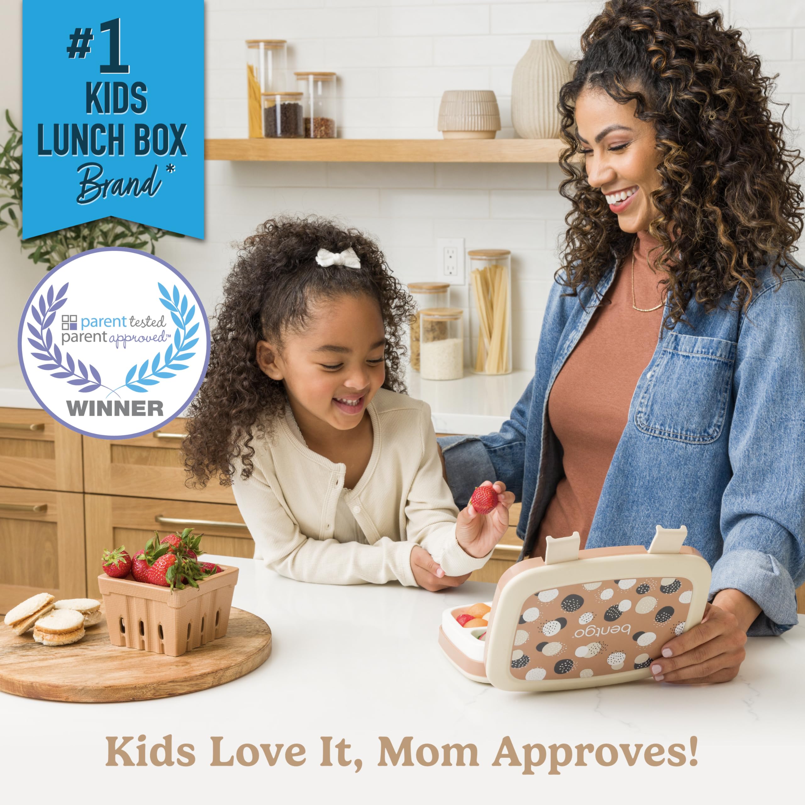 Bentgo Kids Prints Leak-Proof, 5-Compartment Bento-Style Kids Lunch Box - Ideal Portion Sizes for Ages 3-7, Durable, Drop-Proof, Dishwasher Safe, & PFAS & BPA-Free Materials (Unicorn)