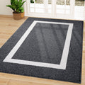 OLANLY Indoor Door Mat, 32x20, Non-Slip Absorbent Resist Dirt Entrance Mat, Washable Low-Profile Inside Entry Doormats for Entryway, Grey