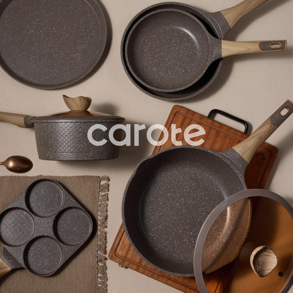 CAROTE 26PCS Pots and Pans Set Non Stick, Cookware Set Pots and Pans Induction Cook Ware, Nonstick Kitchen Cooking, PFOA Free