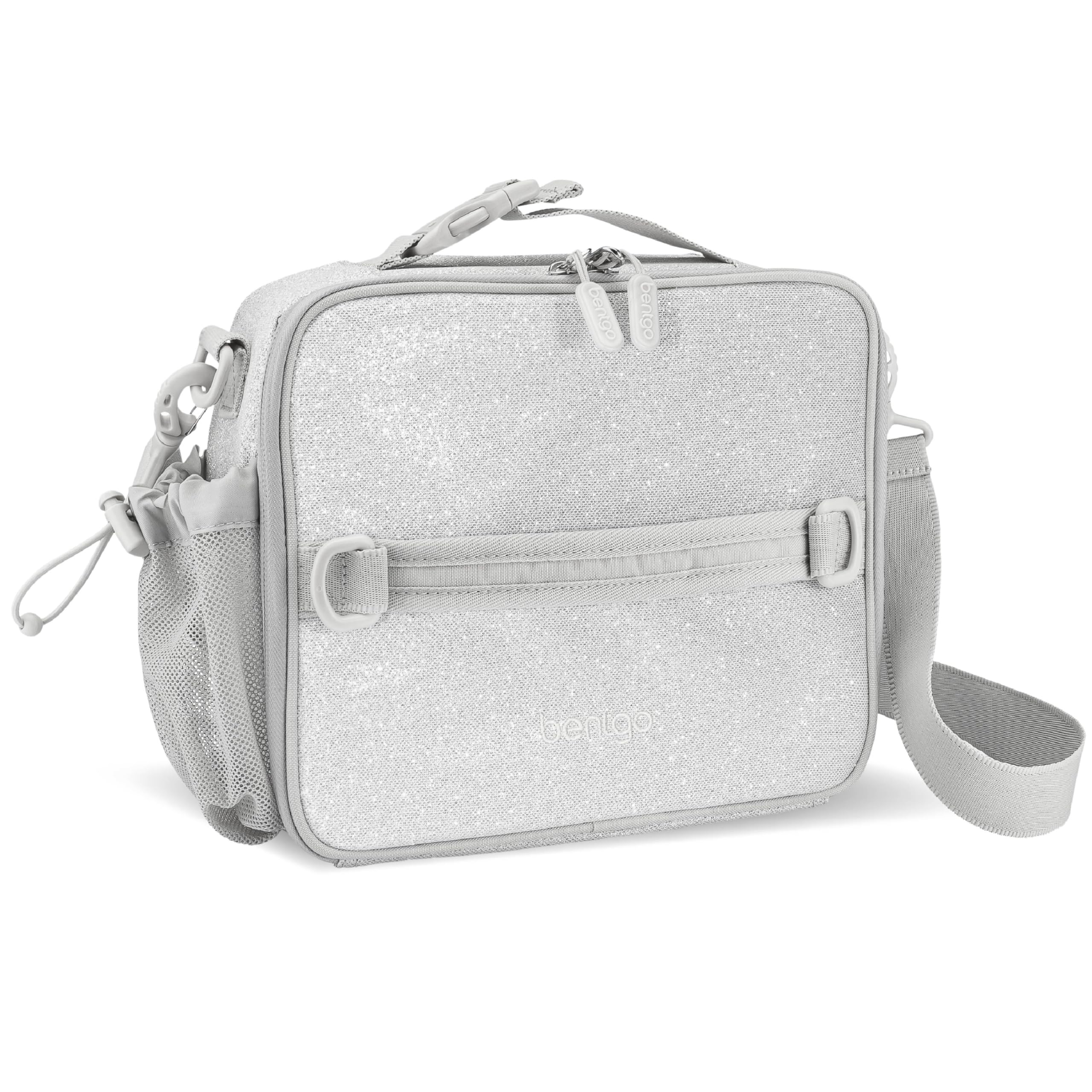 Bentgo Kids Lunch Bag - Durable, Double-Insulated Lunch Bag for Kids 3+; Holds Lunch Box, Water Bottle, & Snacks; Easy-Clean Water-Resistant Fabric & Multiple Zippered Pockets (Mermaid)