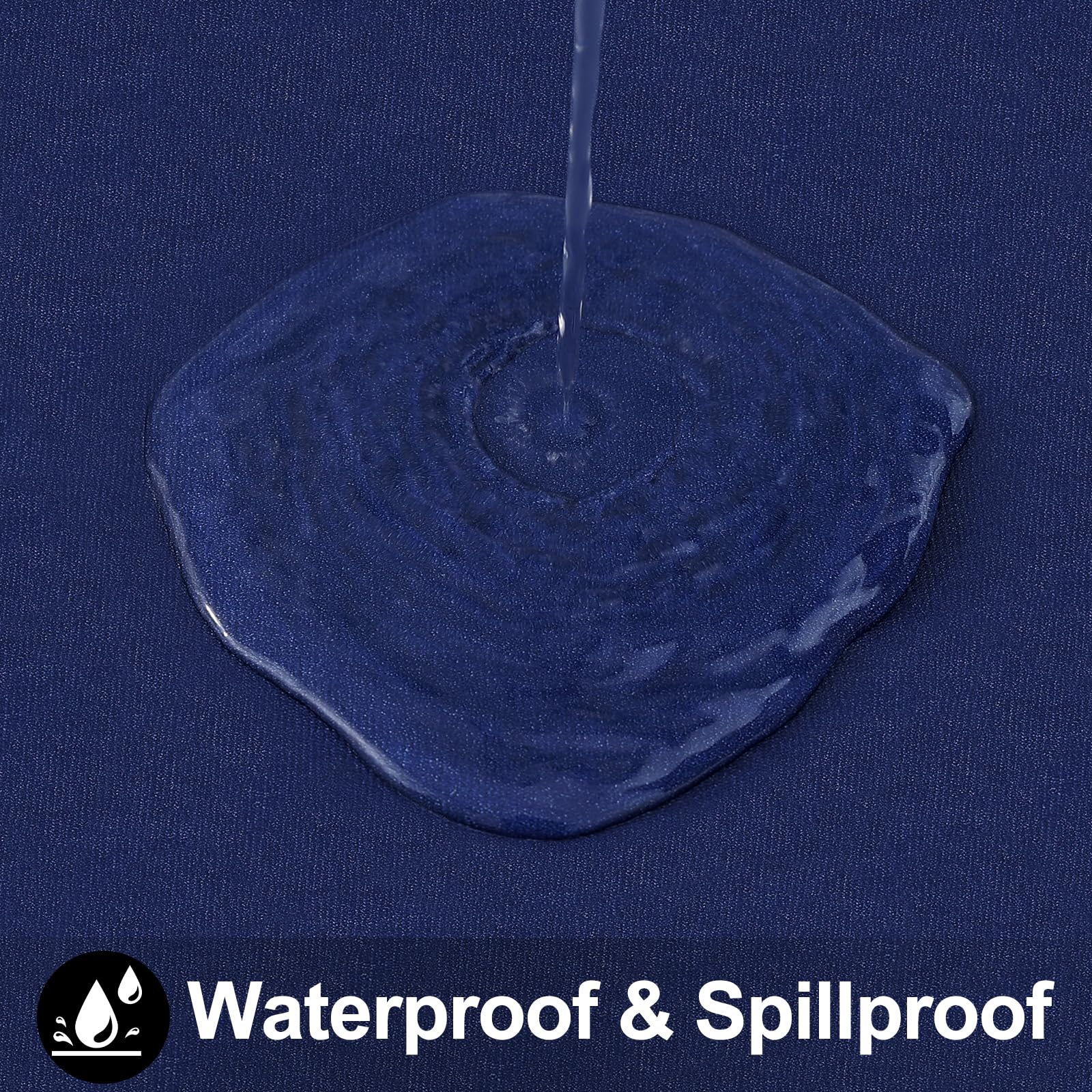 Smiry Rectangle Table Cloth 60x84 Inch, Waterproof Wipeable Vinyl Tablecloths Protector, Oil Spill Proof Plastic Table Cover for Dining, Picnic, Camping, Outdoor, Clear