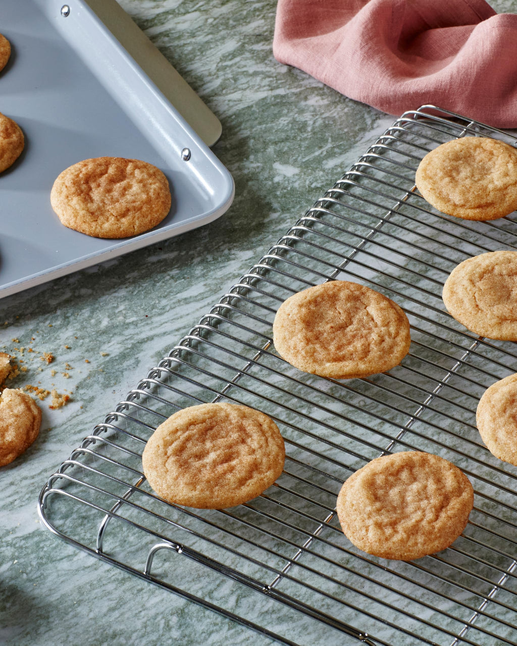 Caraway Stainless Steel Cooling Rack - 18" x 13" - For Cooling Baked Goods, Icing, & More - Designed to Fit Into Our Large Baking Sheet