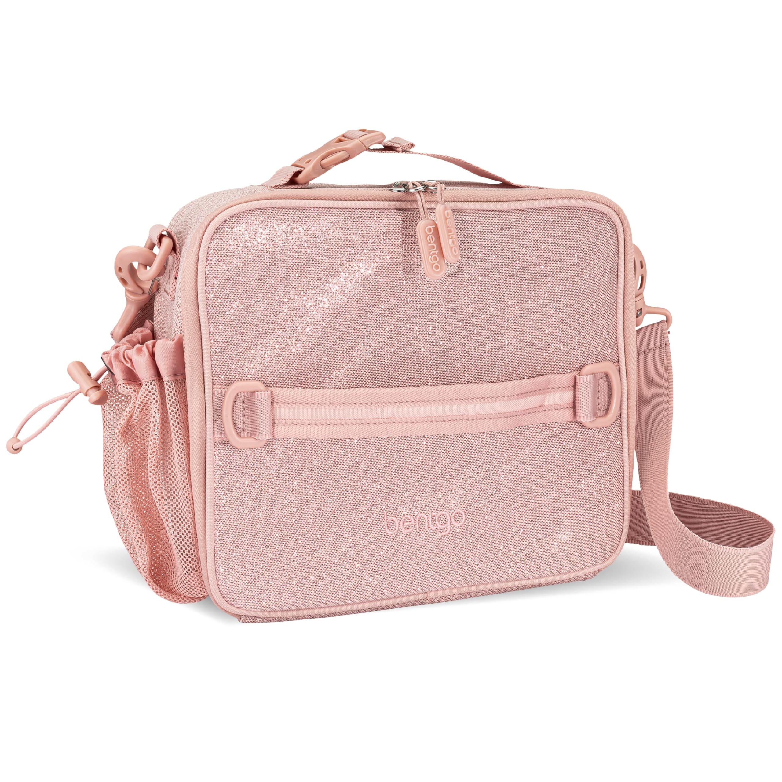 Bentgo Kids Lunch Bag - Durable, Double-Insulated Lunch Bag for Kids 3+; Holds Lunch Box, Water Bottle, & Snacks; Easy-Clean Water-Resistant Fabric & Multiple Zippered Pockets (Mermaid)