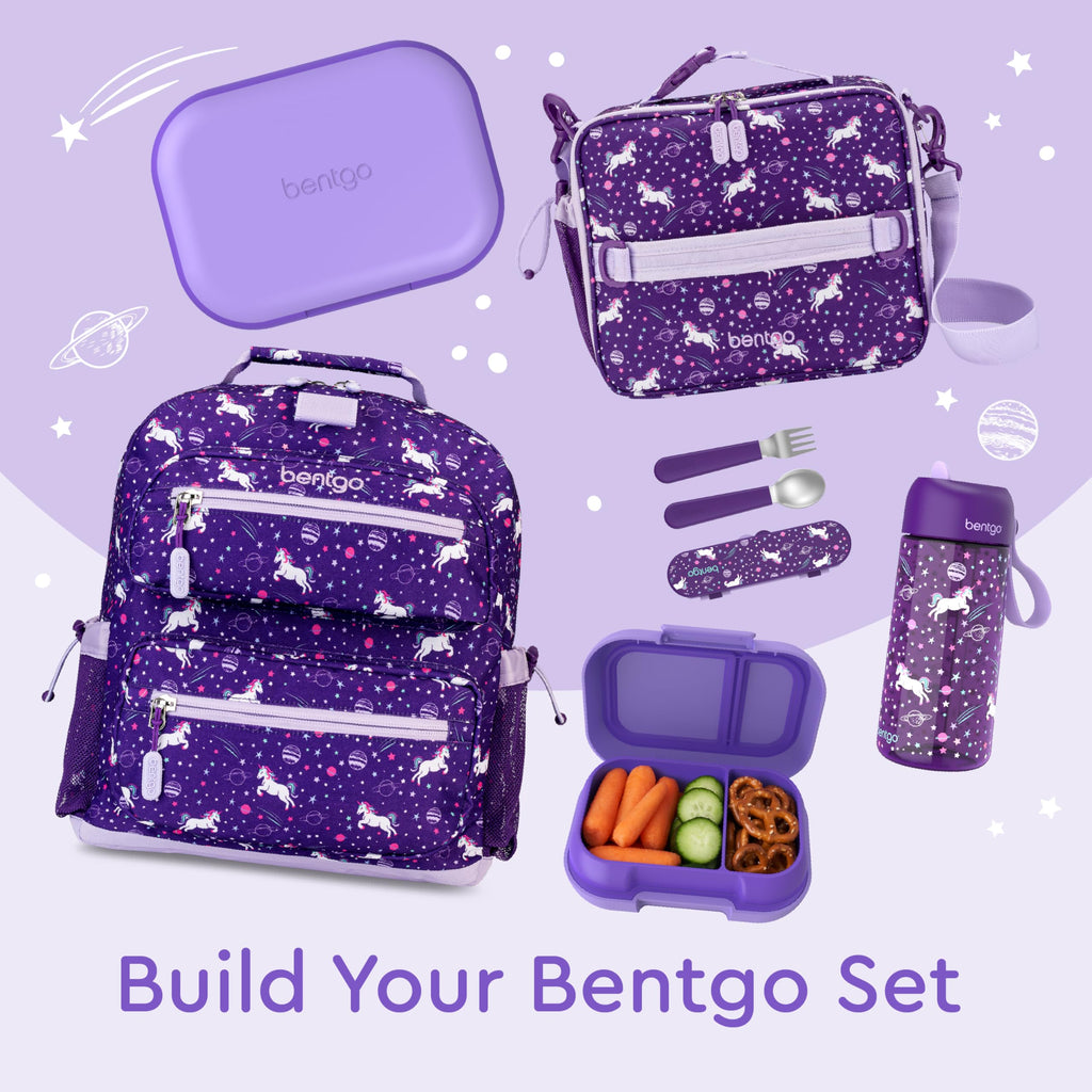 Bentgo Kids Snack - 2 Compartment Leak-Proof Bento Box Container for Snacks and Small Meals, Easy-Open Latch, Dishwasher Safe, BPA-Free for School, Daycare, & Sports - Ideal for Ages 3+ (Green/Navy)