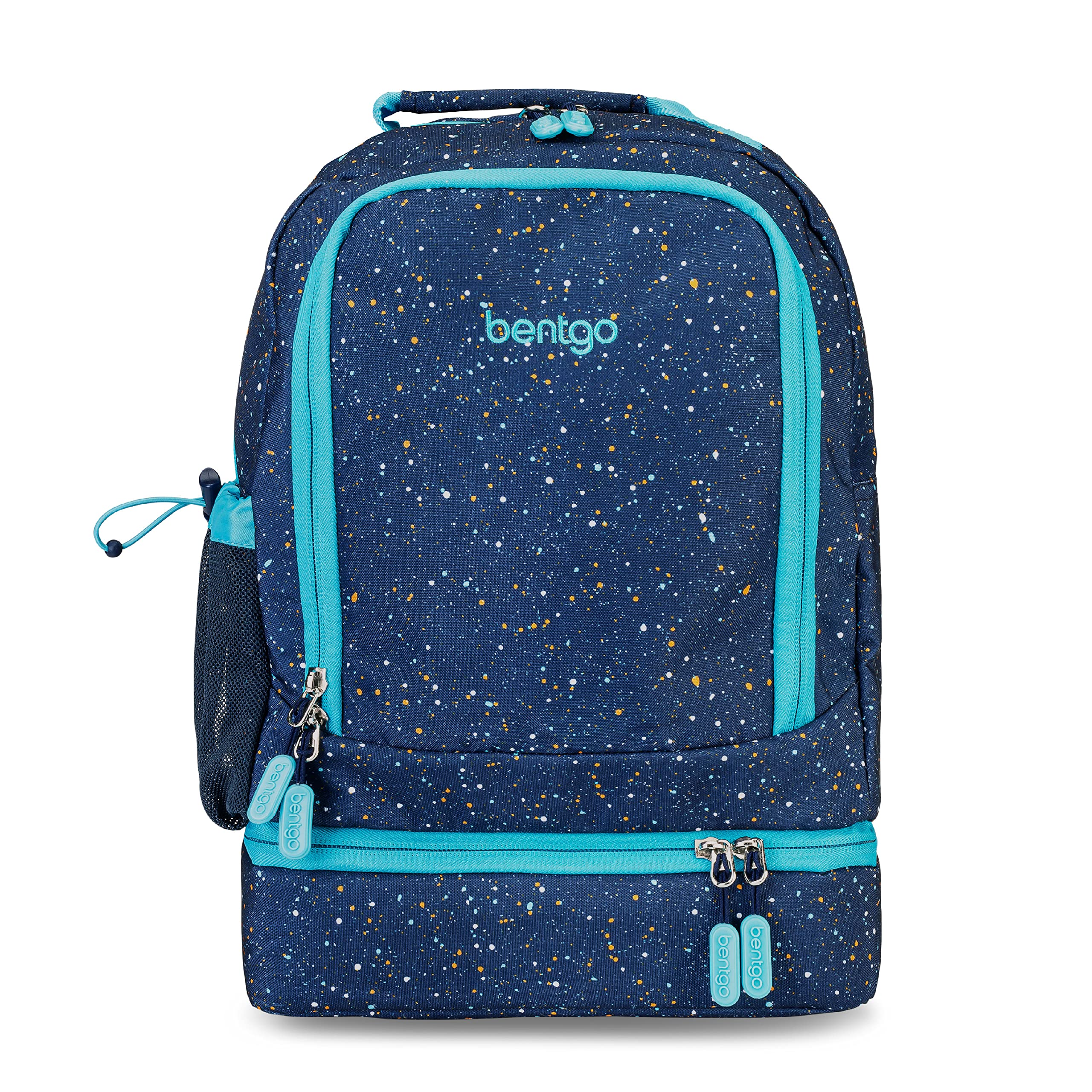 Bentgo Kids 2-in-1 Backpack & Insulated Lunch Bag - Durable 16” Backpack & Lunch Container in Unique Prints for School & Travel - Water Resistant, Padded & Large Compartments (Dinosaur)