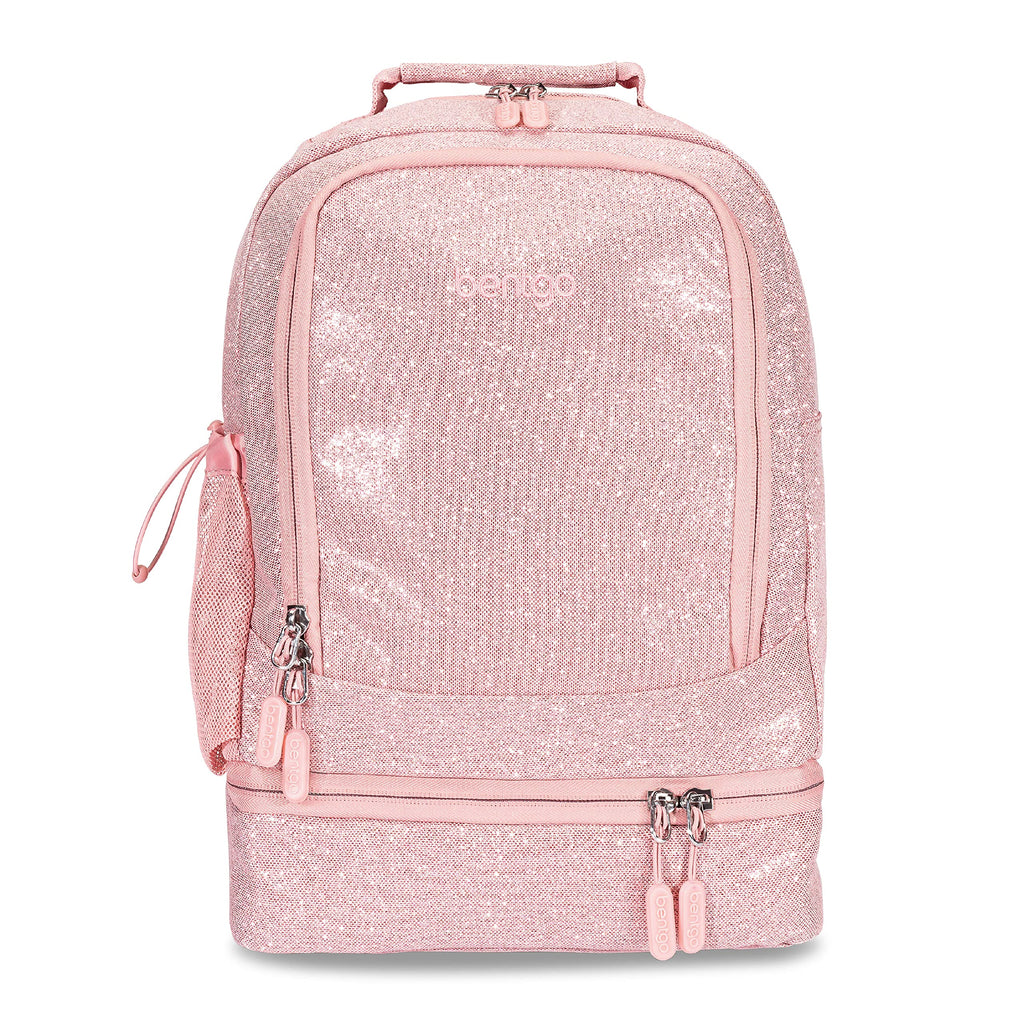 Bentgo Kids 2-in-1 Backpack & Insulated Lunch Bag - Durable 16” Backpack & Lunch Container in Unique Prints for School & Travel - Water Resistant, Padded & Large Compartments (Dinosaur)