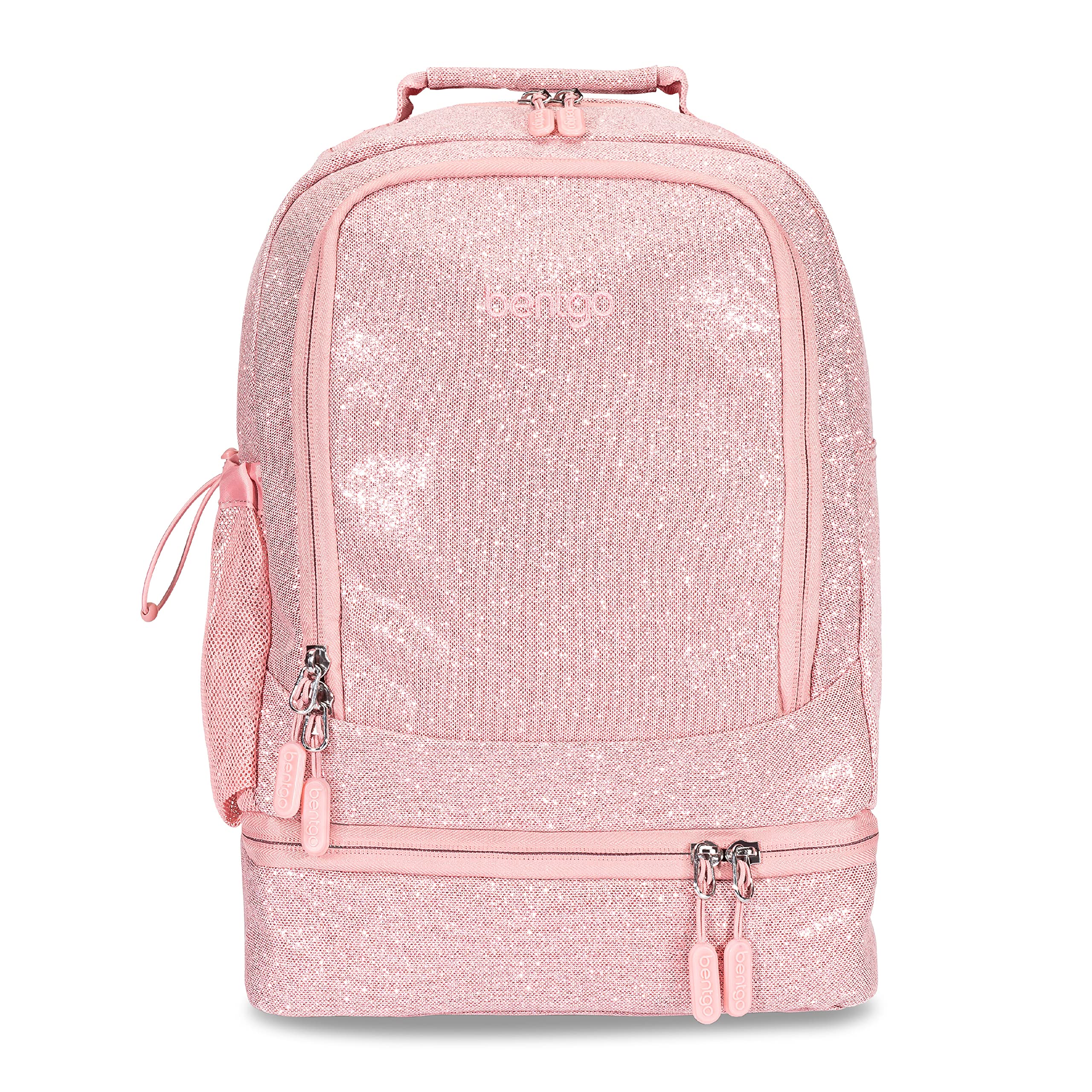 Bentgo Kids 2-in-1 Backpack & Insulated Lunch Bag - Durable 16” Backpack & Lunch Container in Unique Prints for School & Travel - Water Resistant, Padded & Large Compartments (Dinosaur)